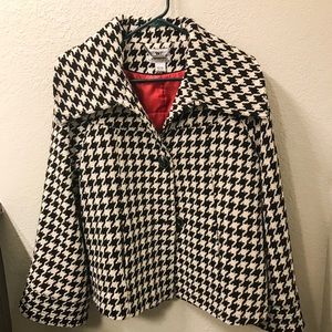 Worthington houndstooth peacoat